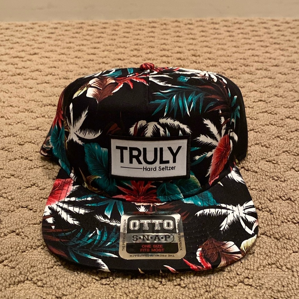 Truly seltzer snap back hat